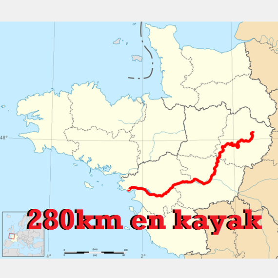 Le Mans/Saint-Nazaire en kayak