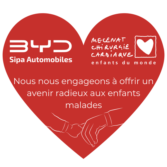 BYD SIPA AUTOMOBILES se mobilise pour offrir un avenir radieux aux enfants malades