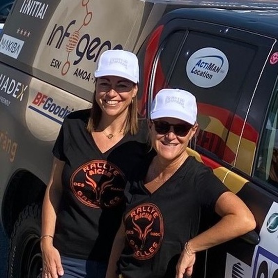 Les GAZELLES ON BOARD&#39;O à l&#39;assaut du désert Marocain!