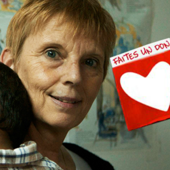 Mymy au Marathon de Paris pour Mécénat chirurgie cardiaque